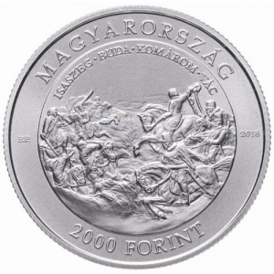 Аверс монеты Венгрия, 2000 форинтов, 2018, 200 лет со дня рождения Артура Гёргея