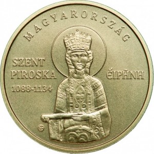 Аверс монеты Венгрия, 2000 форинтов, 2019, Ирина Венгерская