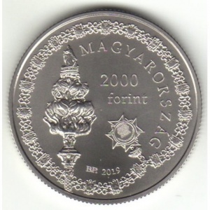 Аверс монеты Венгрия, 2000 форинтов, 2019, 250 лет университету Земмельвайса