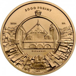 Реверс монеты Венгрия, 3000 форинтов, 2024, 800-летие со дня рождения Святой Кинги