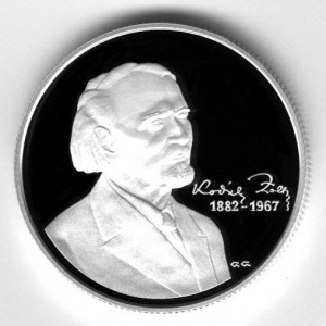 Реверс монеты Венгрия, 5000 форинтов, 2007, 125 лет со дня рождения Золтана Кодая