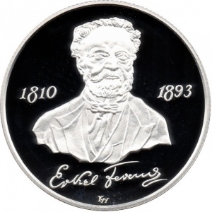Реверс монеты Венгрия, 5000 форинтов, 2010, 200 лет со дня рождения Ференца Эркеля