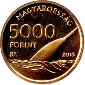 Аверс монеты Венгрия, 5000 форинтов, 2012, XXX летние Олимпийские Игры, Лондон 2012