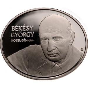 Реверс монеты Венгрия, 7500 форинтов, 2022, Дьёрдь фон Бекеши
