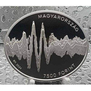 Аверс монеты Венгрия, 7500 форинтов, 2024, Ференц Краус