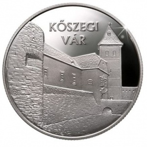 Реверс монеты Венгрия, 10.000 форинтов, 2015, Крепость в Кёсеге