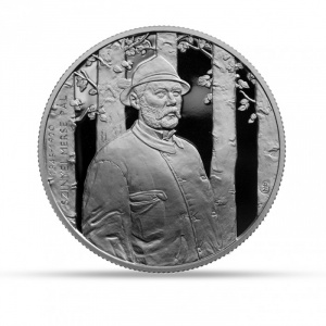 Реверс монеты Венгрия, 10.000 форинтов, 2020, 175 лет со дня рождения Пал Синьеи-Мерше
