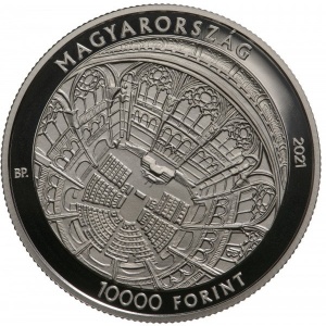 Аверс монеты Венгрия, 10.000 форинтов, 2021, 10 лет вступлению в силу Основного закона
