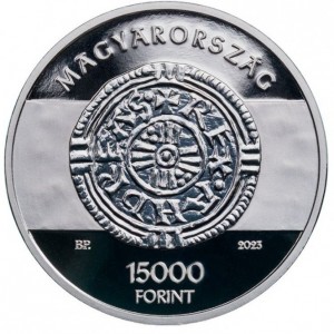 Аверс монеты Венгрия, 15.000 форинтов, 2023, Андраш I