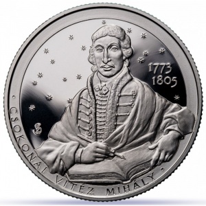 Реверс монеты Венгрия, 15.000 форинтов, 2023, 250 лет со дня рождения Михай Чоконаи Витеза