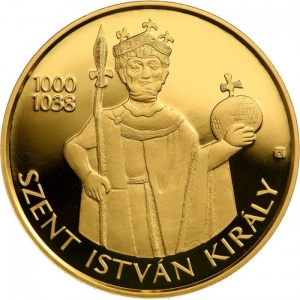 Реверс монеты Венгрия, 500.000 форинтов, 2021, Иштван I