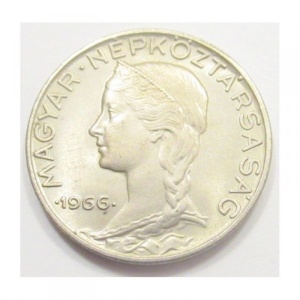 Аверс монеты Венгрия, 5 филлеров, 1966-1967