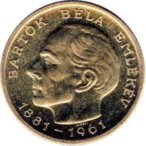 Реверс монеты Венгрия, 50 форинтов, 1961, 80 лет со дня рождения Белы Барток