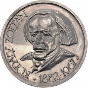 Реверс монеты Венгрия, 100 форинтов, 1967, 85 лет со дня рождения Золтана Кодая