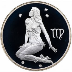 Реверс монеты Россия, 2 рубля, 2002, Знаки зодиака - Дева