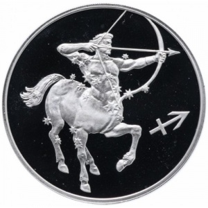 Реверс монеты Россия, 3 рубля, 2003, Знаки зодиака - Стрелец