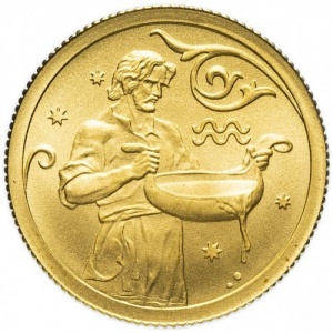 Реверс монеты Россия, 25 рублей, 2005, Знаки зодиака - Водолей