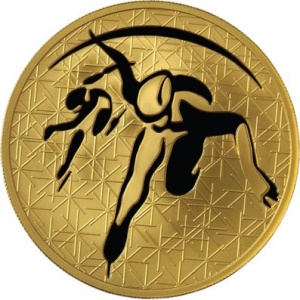 Реверс монеты Россия, 200 рублей, 2010, Зимние виды спорта - Шорт-трек