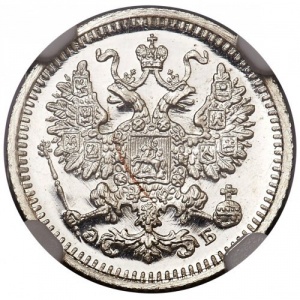 Аверс монеты Российская Империя, 5 копеек, 1867-1915