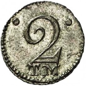 Реверс монеты Российская Империя, 2 копейки, 1787