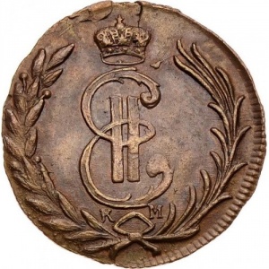 Аверс монеты Российская Империя, 1 копейка, 1766-1779