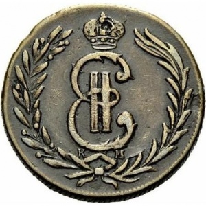 Аверс монеты Российская Империя, 2 копейки, 1767-1780