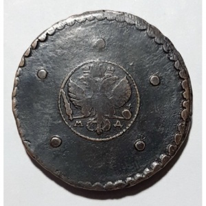 Аверс монеты Российская Империя, 5 копеек, 1724-1730