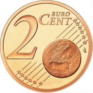 Реверс монеты Франция, 2 евроцента, 1999-2026