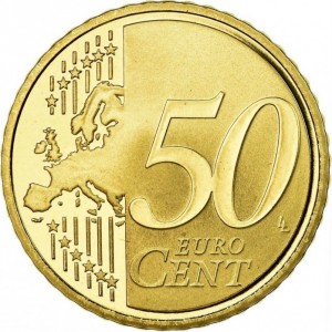Реверс монеты Франция, 50 евроцентов, 2007-2023
