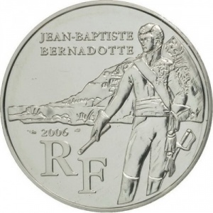 Аверс монеты Франция, ¼ евро, 2006, Маршалл Бернадот