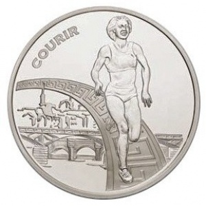Реверс монеты Франция, 1½ евро, 2003, IX Чемпионат мира по лёгкой атлетике - Бег