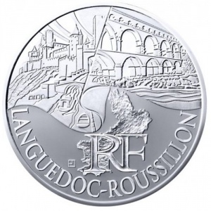 Аверс монеты Франция, 10 евро, 2011, Лангедок-Руссильон