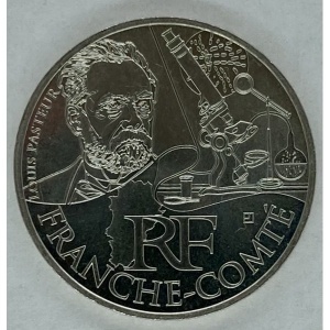 Аверс монеты Франция, 10 евро, 2012, Регионы Франции - Франш-Конте