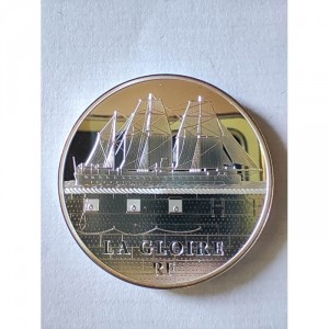 Аверс монеты Франция, 10 евро, 2013, Великие французские корабли - La Gloire