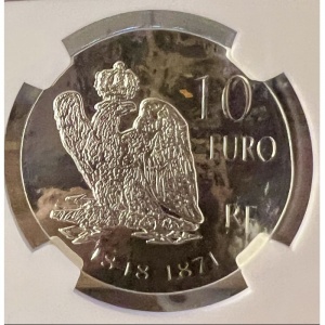 Аверс монеты Франция, 10 евро, 2014, Наполеон III