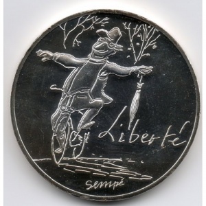 Реверс монеты Франция, 10 евро, 2014, Свобода /Осень/