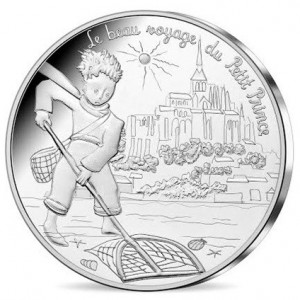Реверс монеты Франция, 10 евро, 2016, Мон-Сен-Мишель