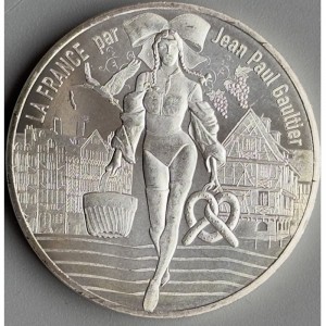 Реверс монеты Франция, 10 евро, 2017, Эльзас