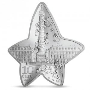 Реверс монеты Франция, 10 евро, 2018, Ювелирная и часовая фабрика "Boucheron"
