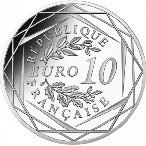 Аверс монеты Франция, 10 евро, 2020, Жак Ширак
