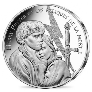 Реверс монеты Франция, 10 евро, 2021, Гарри Поттер - Гарри Поттер и Дары Смерти. Часть 1