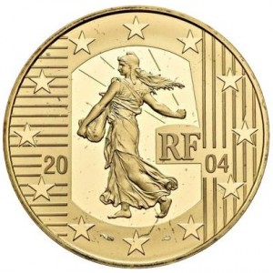 Аверс монеты Франция, 20 евро, 2004, Марианна
