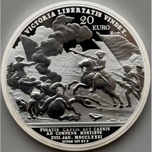 Реверс монеты Франция, 20 евро, 2024, Битва при Каупенсе