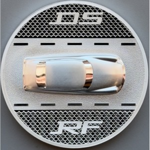 Аверс монеты Франция, 20 евро, 2025, 70 лет культовому автомобилю Citroën DS