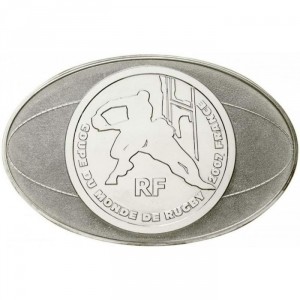 Аверс монеты Франция, 50 евро, 2007, Чемпионат мира по регби 2007 во Франции