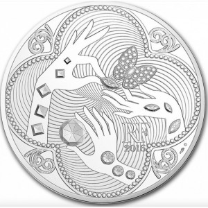 Аверс монеты Франция, 50 евро, 2016, Ювелирный Дом Van Cleef & Arpels