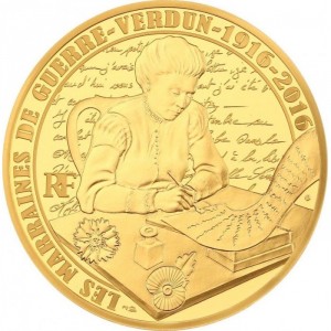 Аверс монеты Франция, 200 евро, 2016, 100 лет Первой мировой войне - Битва при Вердене