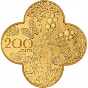 Реверс монеты Франция, 200 евро, 2016, Ювелирный Дом Van Cleef & Arpels