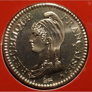 Реверс монеты Франция, 5 франков, 2000, 2000 лет монетам Франции - Франк свободы