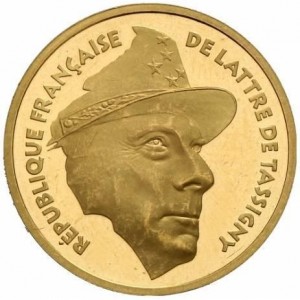 Аверс монеты Франция, 500 франков, 1994, Генерал де Латр де Тассиньи